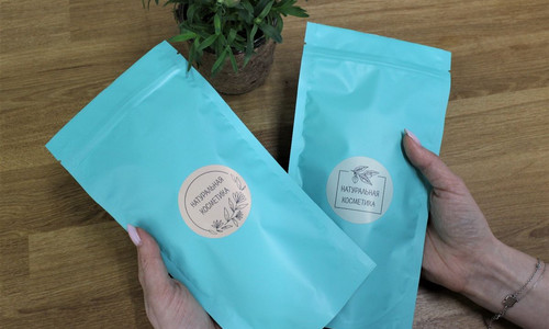 Пакет Бирюзовый с зип-локом