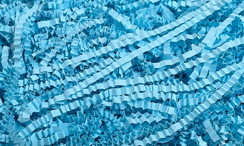 Наполнитель бумажный голубой