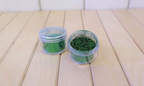 Блестки зелёные