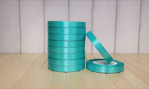 Лента атласная бирюза