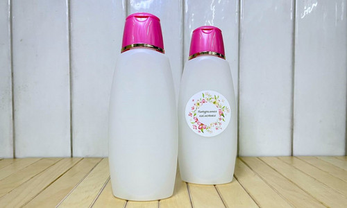 200 мл Флакон пластиковый с розовым флип-топом