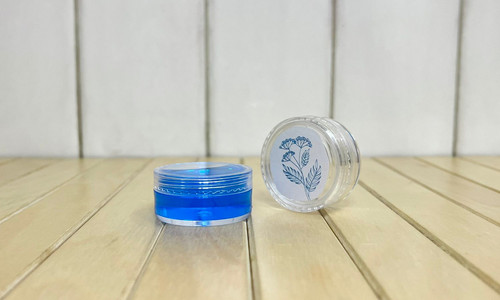 010 мл Баночка прозрачный пластик, с прозрачной крышкой